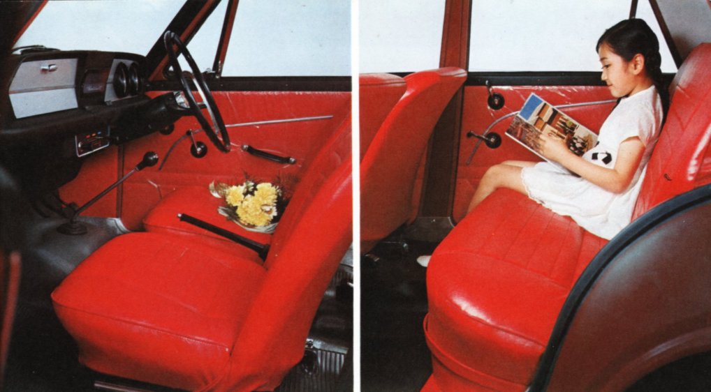 1967 Isuzu Bellett sedan brochure - English language - single sheet, 6-panels - panel 04.jpg