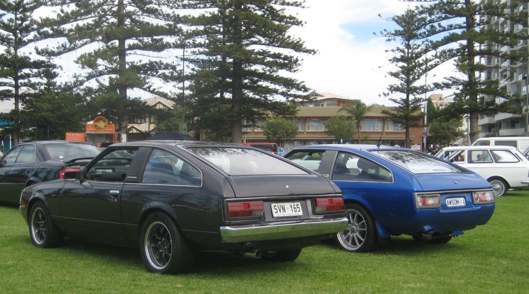 Toyota RA40 Celica - black and blue.JPG